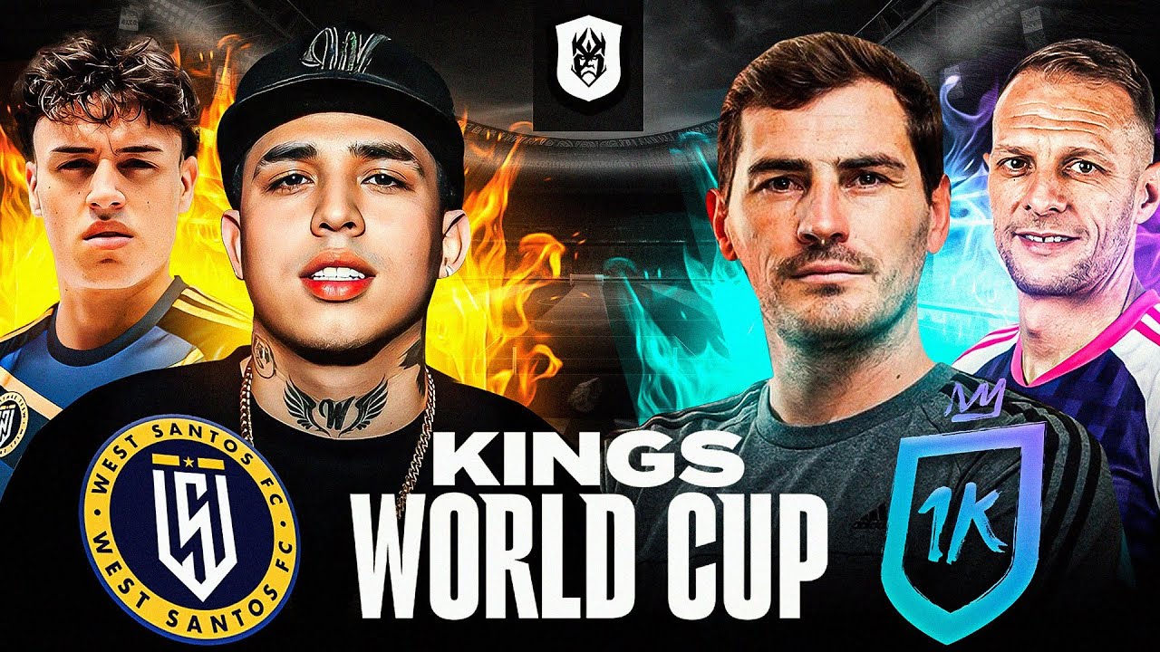 WEST SANTOS FC VS 1K *Reacci&oacute;n con el Kun aguero y Aida* | KINGS WORLD CUP