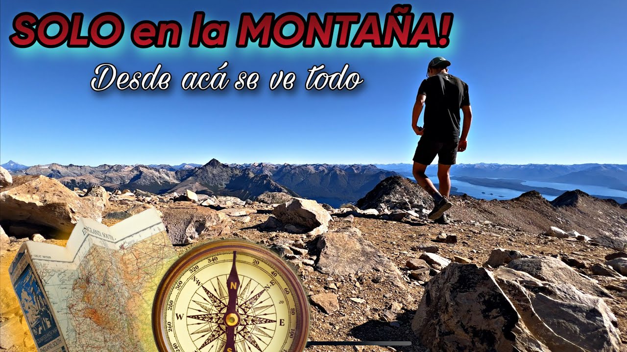 SOLO en la MONTAÑA, BARILOCHE Argentina! 🏔️🇦🇷