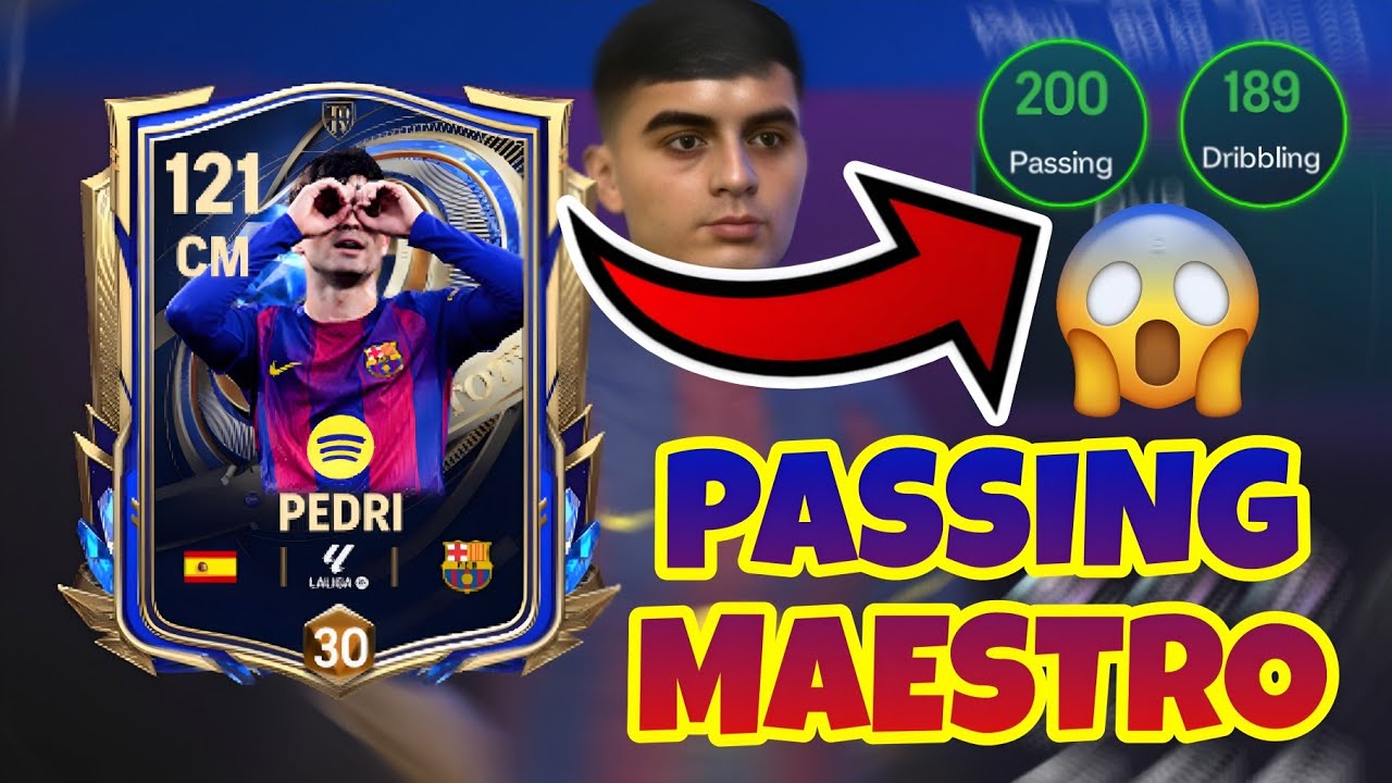 🤯116 Pedri Full Review in FC Mobile | Dribbling, Passing & Gameplay 🧠⚽