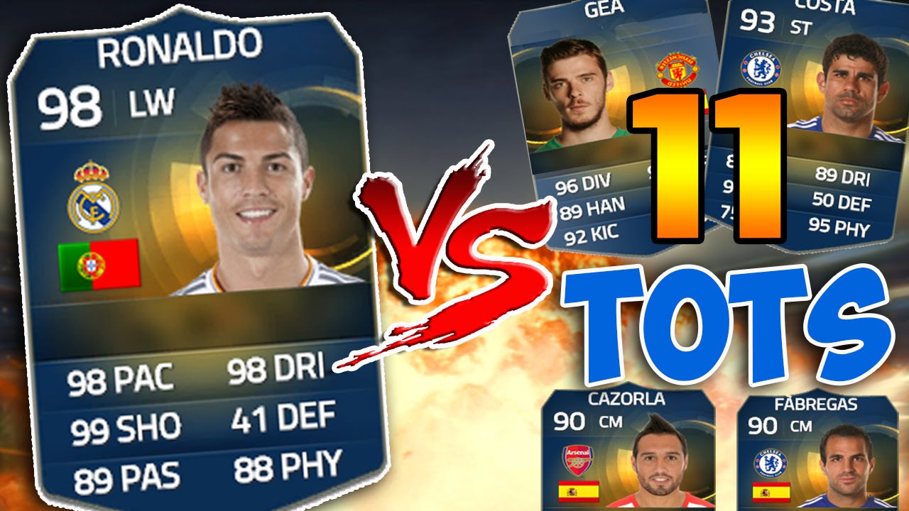 CRISTIANO RONALDO TOTS vs 11 TOTS - Fifa 15 Ultimate Team w/ BrazoCrew
