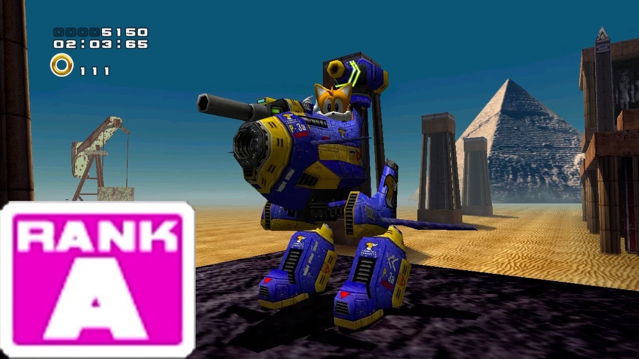 Sonic Adventure 2: Hidden Base - 100 Rings - A Rank