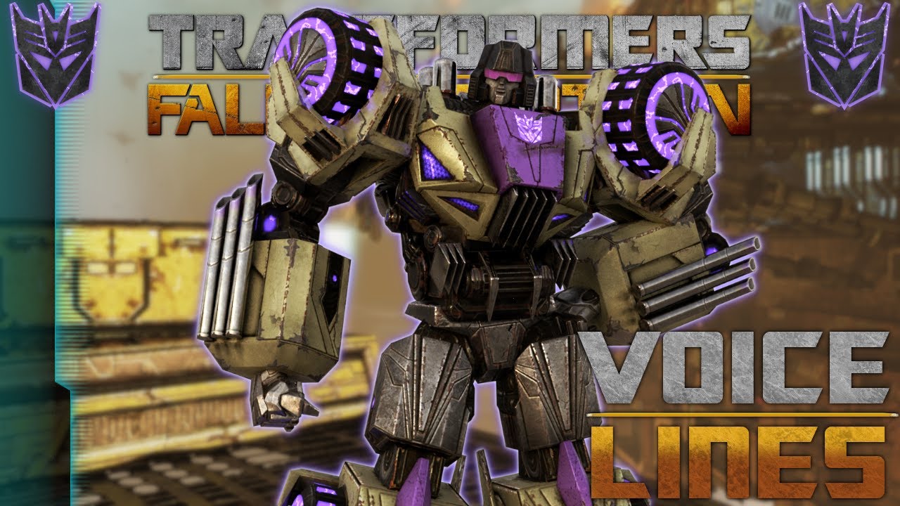 Transformers: Fall of Cybertron - Swindle Voice Lines