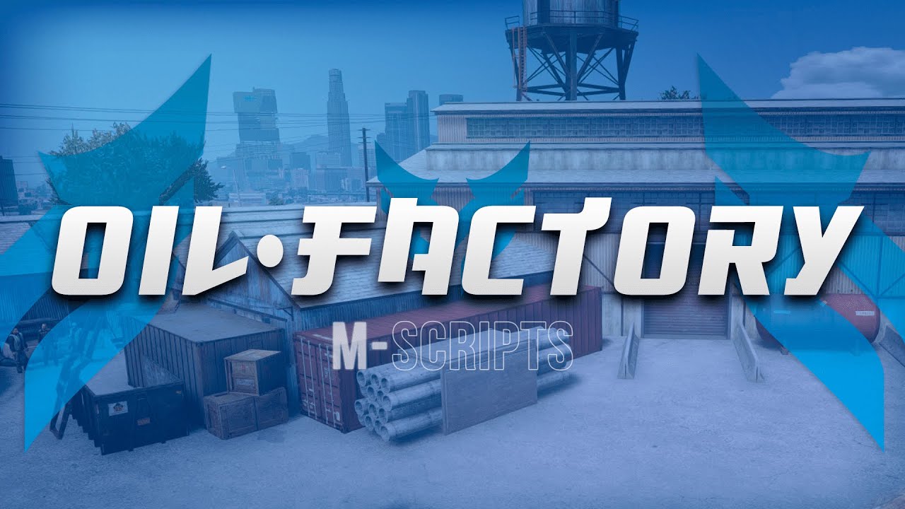 [QBCORE] - m-OilFactory - Level System - Mixing - Rare Drops - Burning etc!