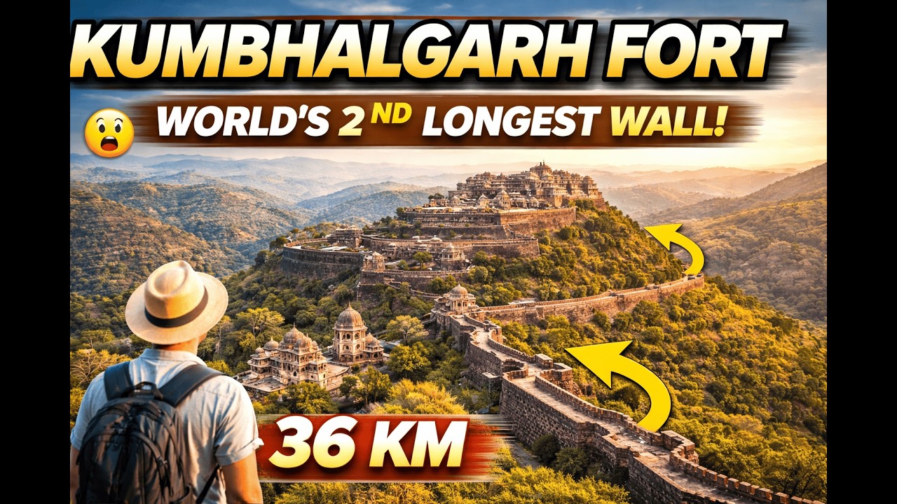 Kumbhalgarh  The Great Wall of India 🇮🇳 Rajasthan Hidden Gem