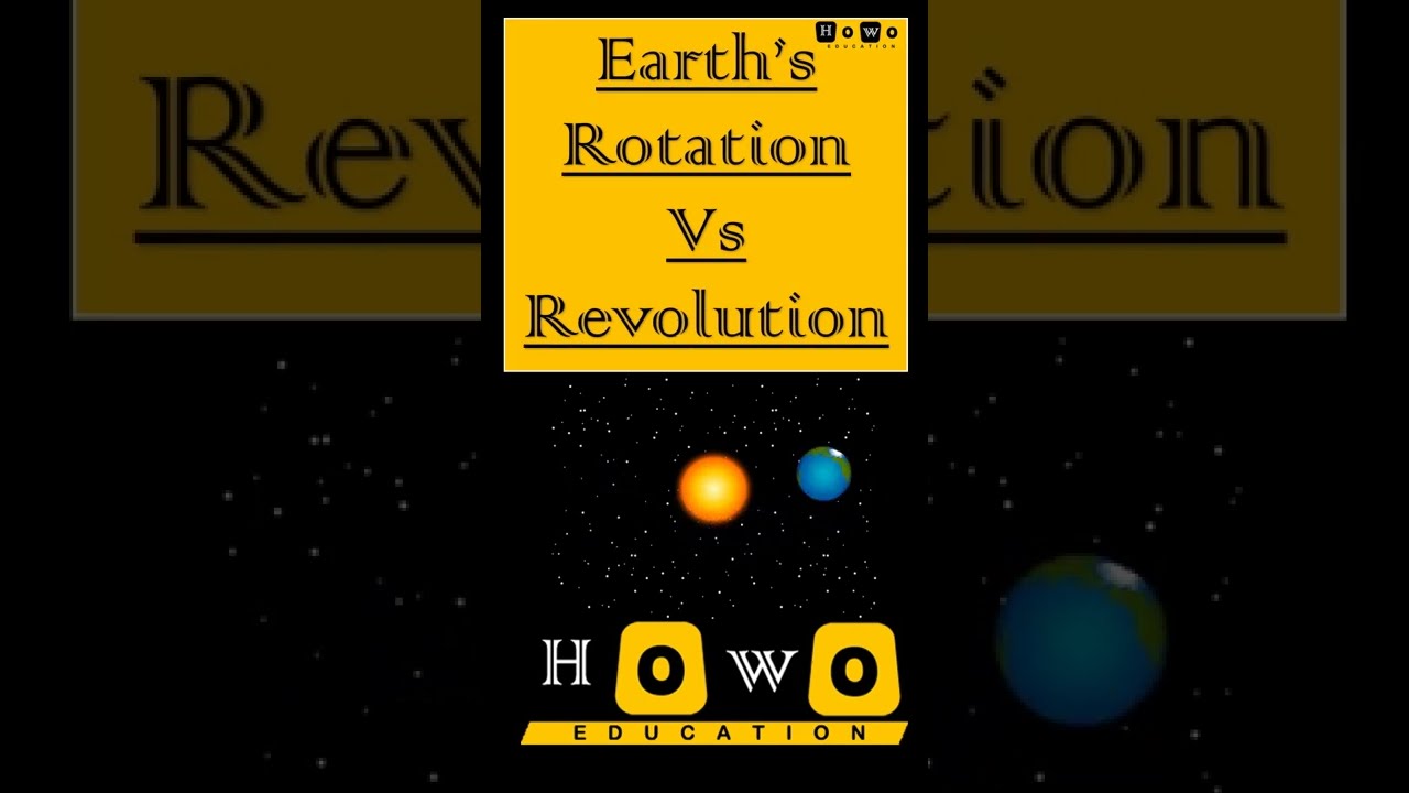 Earth's Rotation and Revolution