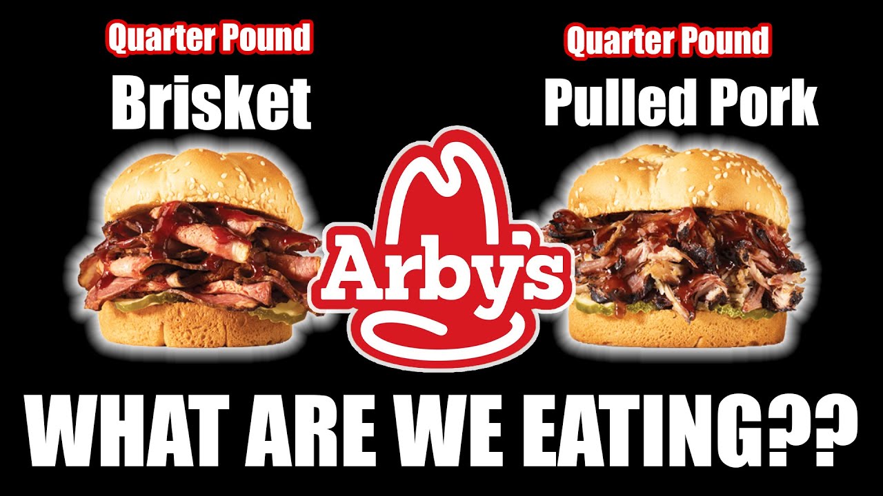 Arby's NEW Quarter-Pound Brisket and Pulled Pork Sandwiches- WHAT ARE WE EATING??