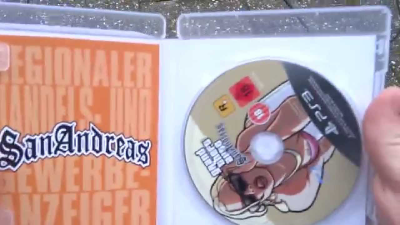 GTA San Andreas HD PS3 Unboxing