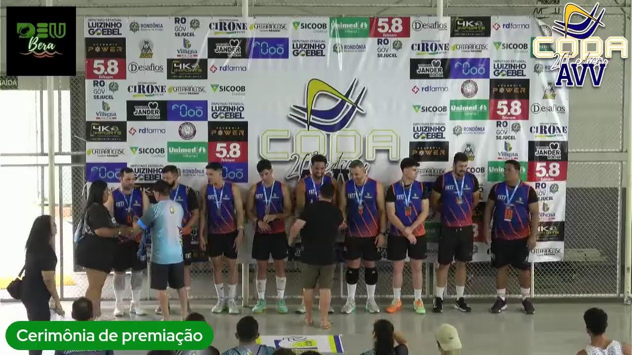 Cerimônia de premiação - Copa AVV