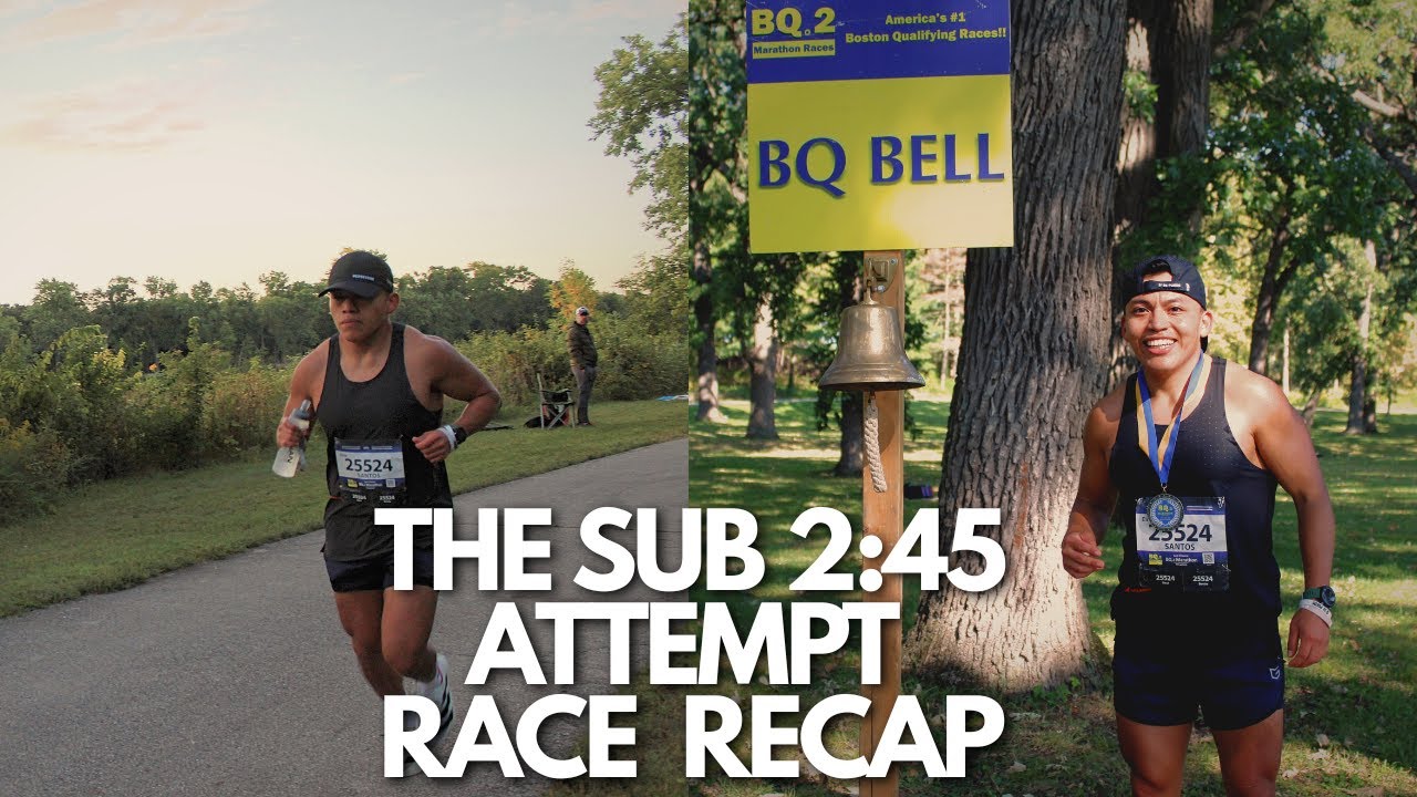 SUB 2:45 ATTEMPT RACE RECAP (LAST CHANCE BQ RACE)- Did I Qualify to Boston ?!!