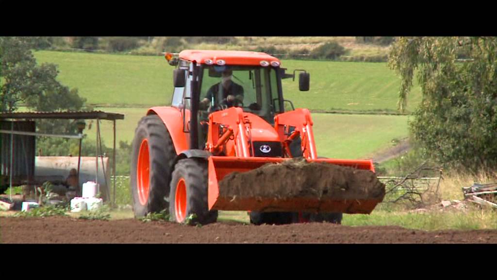 Kubota M100X - M135X tractors.    Lifes easy with Yarra Valley Ag...