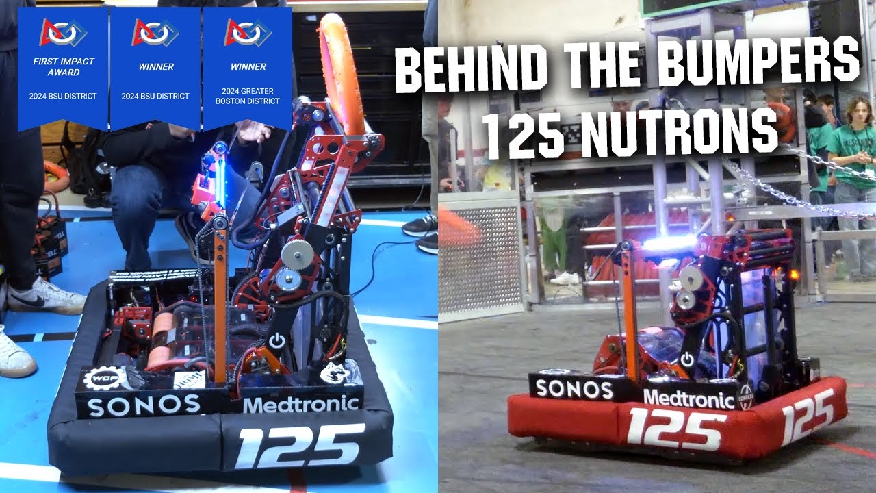 Behind the Bumpers | 125 NUTRONs | CRESCENDO FRC Robot