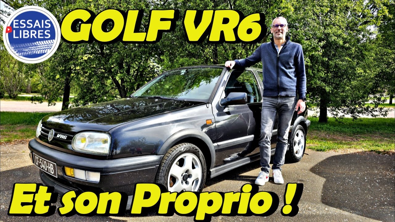 PASCAL ROULE EN VR6 : 6 cylindres dans une Golf !! (Les bombinettes 90 Ep3)
