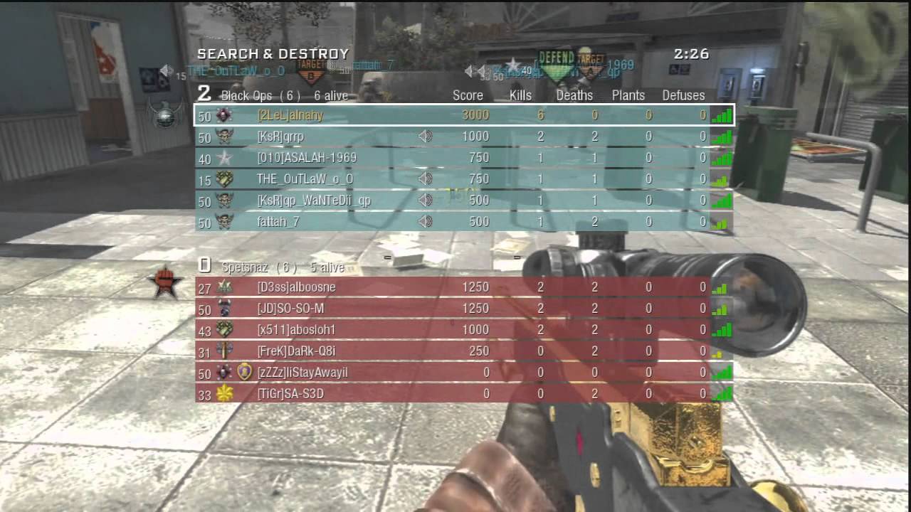 Black Ops: Search and Destroy on Stadium ( Gold L96A1 )