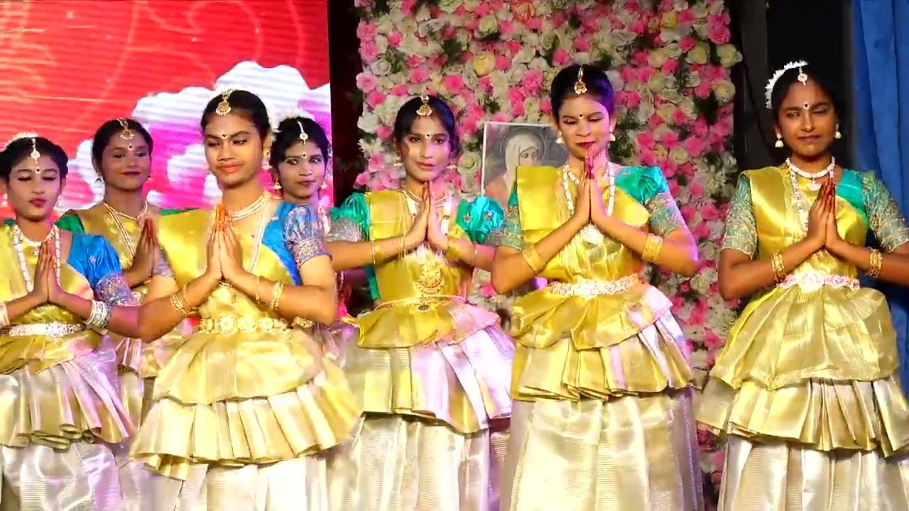 St Ann's Matric Hr.Sec. School. Madanandapuram, Chennai -Ruby Annotsav  Welcome address & dance