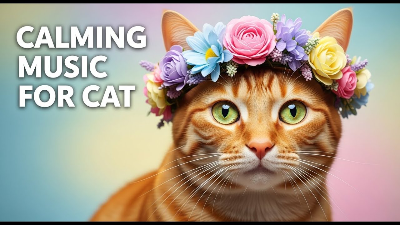 Calming Cat Music for Anxiety Relief : 12 Hours of Deep Sleep Sounds for Insomnia Healing 🐈‍⬛💖😌