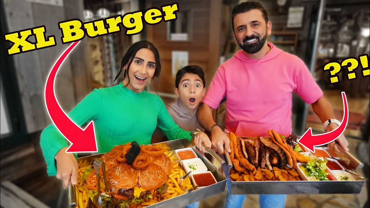 عملنا اضخم برجر في العالم 🍔 وزنها 10 كيلو 😱!