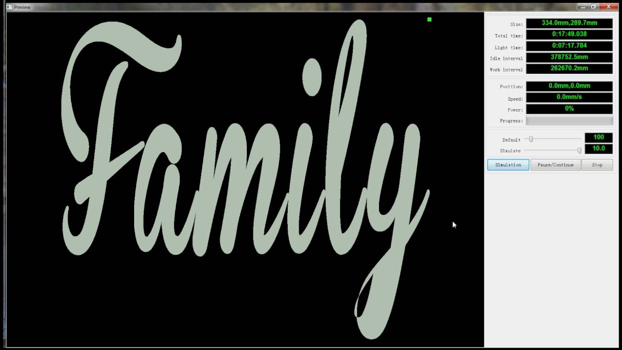 RDWorks002: Overlapping font elements
