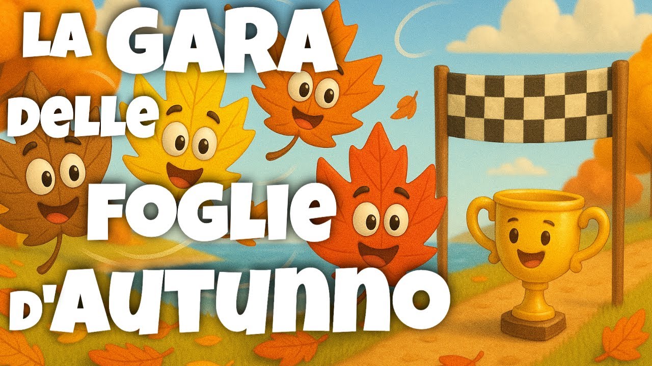 LA GARA DELLE FOGLIE D'AUTUNNO  | libri per bambini letti ad alta voce | favole per bambini