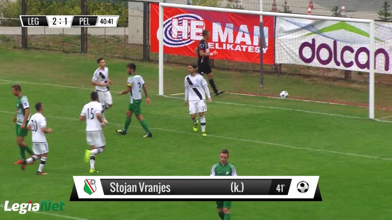 Skrót meczu Legia II Warszawa-Pelikan Łowicz.24.09.2016