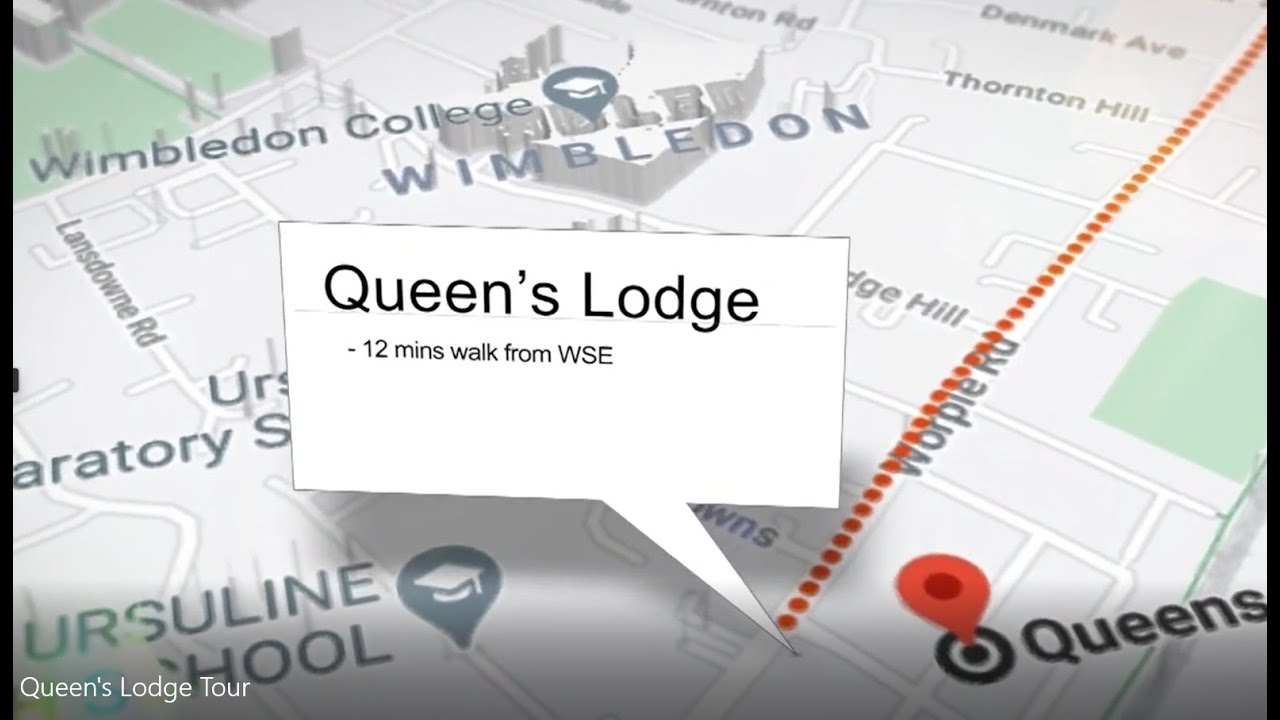 Queen's Lodge Tour - Wimbledon School of English Accommodation