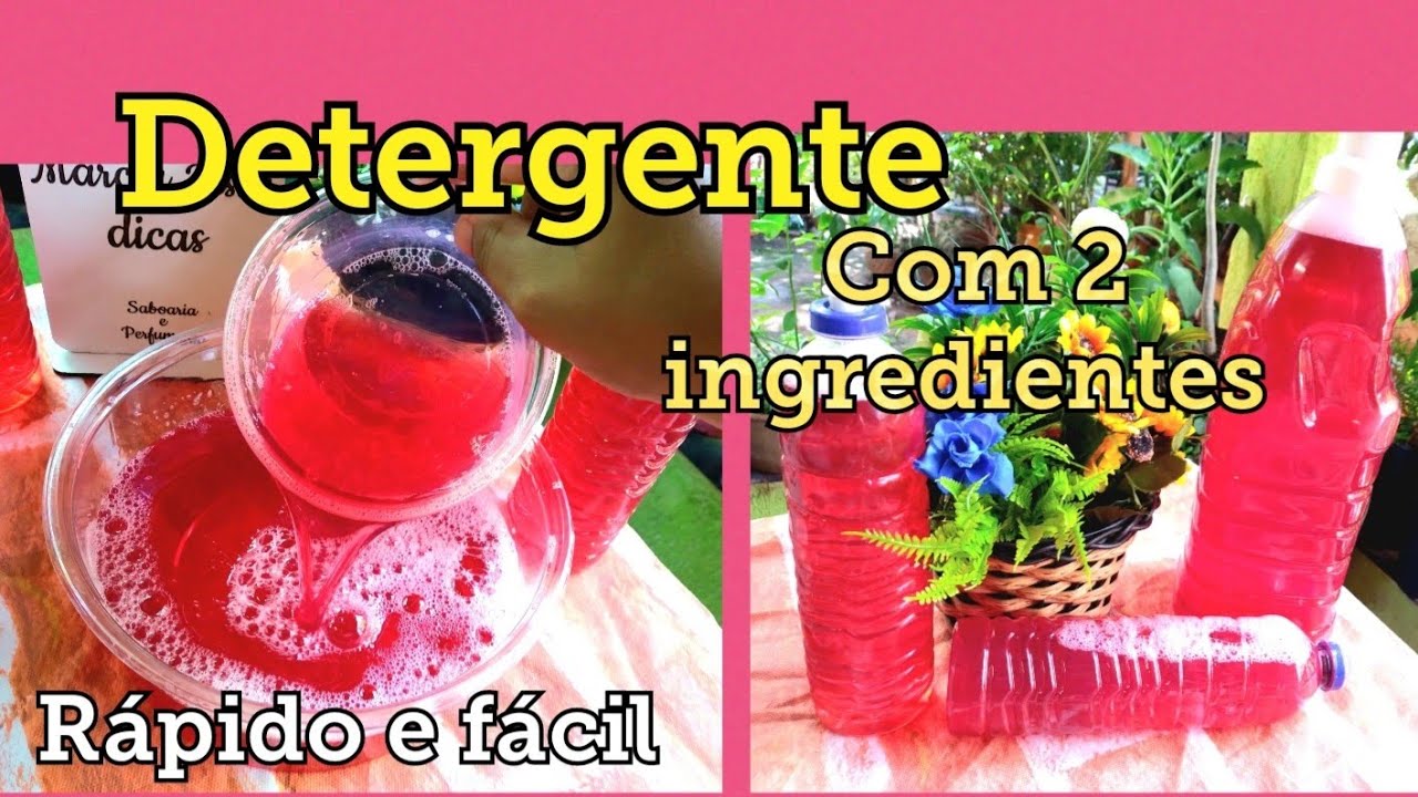 🔴É SO JUNTAR DOIS INGREDIENTES NO DETERGENTE  GRANDE  ECONOMIA  FÁCIL E RÁPIDO AMEI RESULTADO
