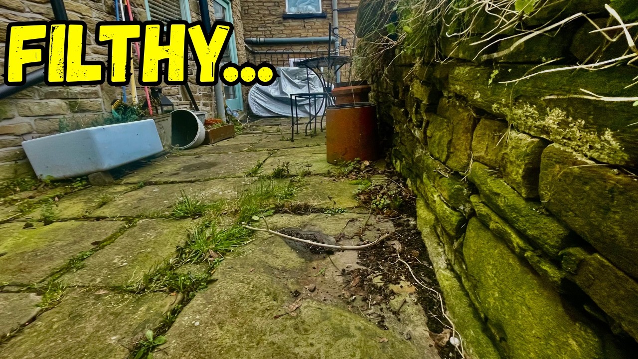 So Much COLOUR HIDDEN!? 1830's Patio Gets Restored...