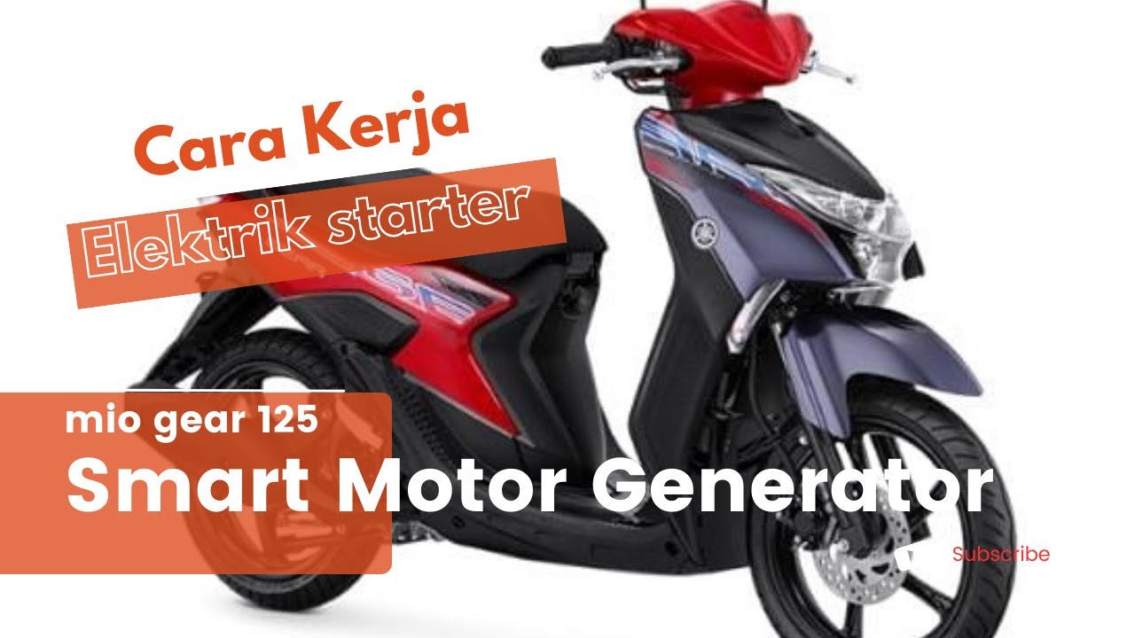 MIO GEAR 125, WIRING DIAGRAM SISTEM STARTER ELECTRIC ( SMG).