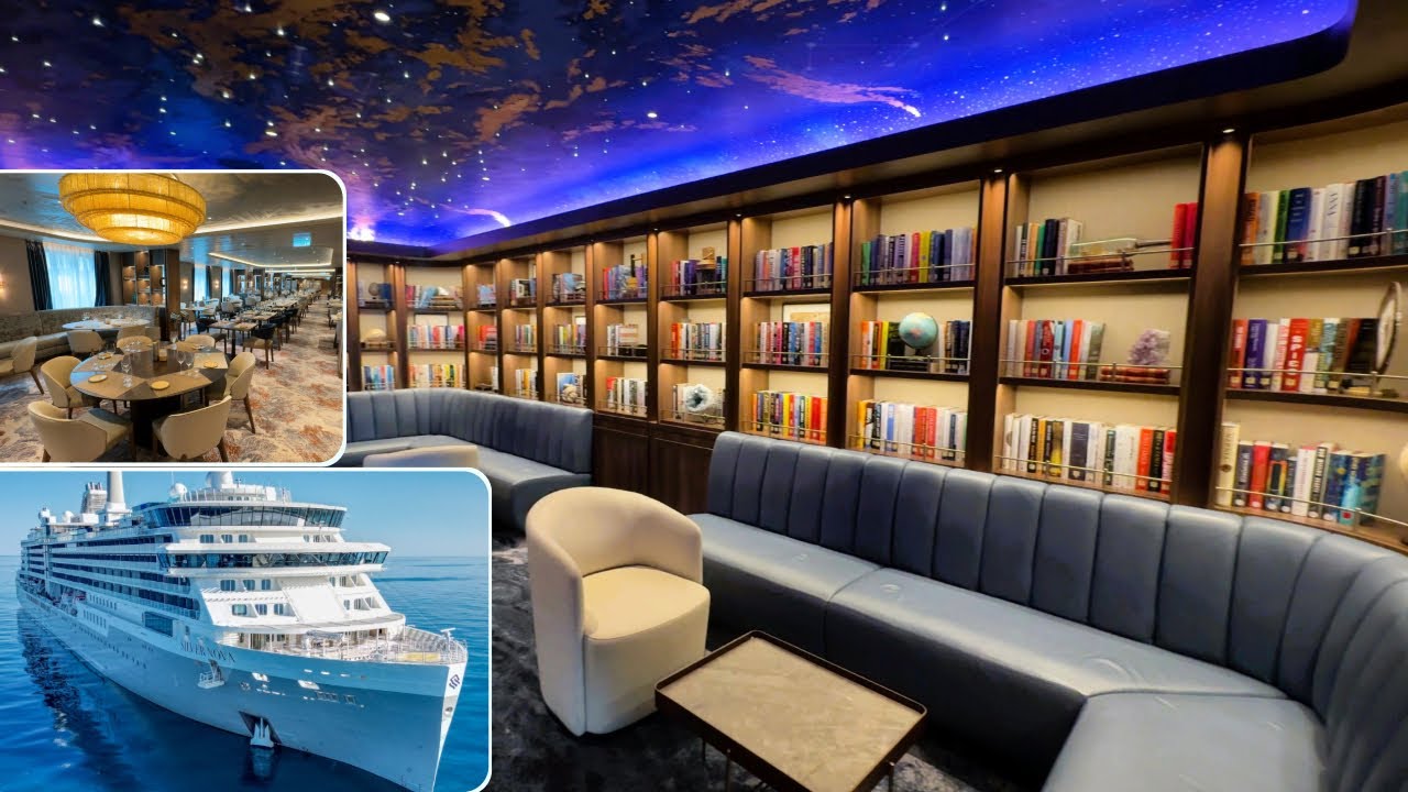 Touring Silversea Silver Nova in Vancouver, Canada [4K]