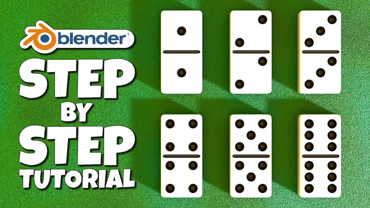 Beginner Blender Tutorial | Domino Set