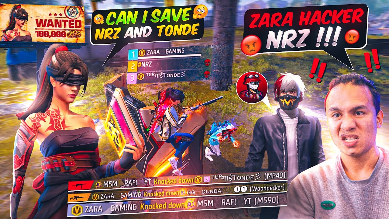 Finally Exposed @TondeGamer and @NRZ😱Can I Save Them Against 100 Level  Players?