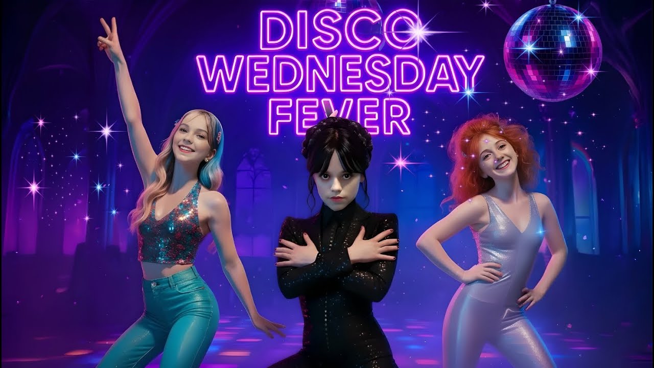 What If Wednesday Addams Got Disco Fever?