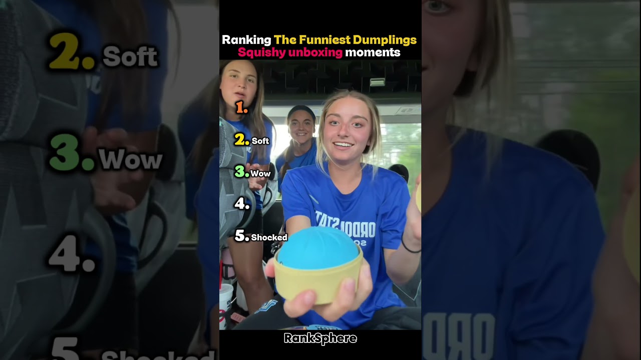 Ranking the funniest Dumplings Squishy unboxing moments #shorts