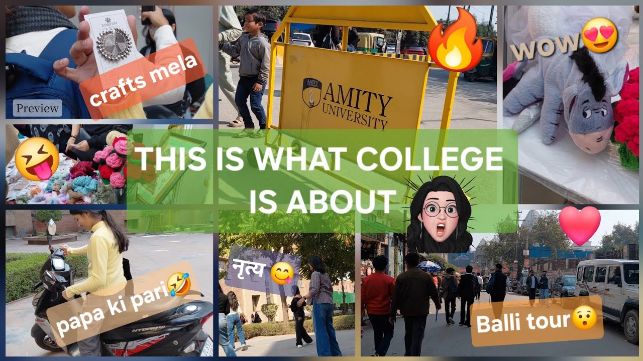 A Fun Day at College 🎡✨ | Cute Stalls, Chaos & Core Memories | Amity Noida ||| @SrishtiSinghVlogs07 