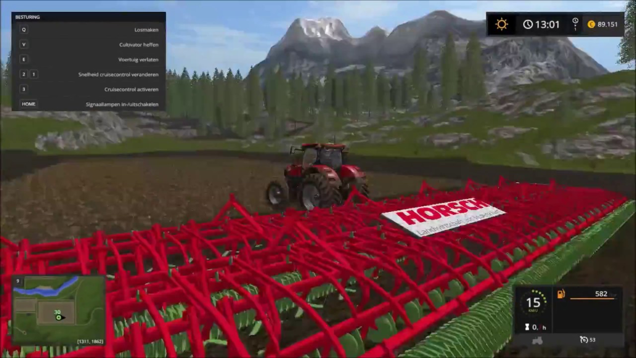 fs 17 carreer time lapse # 9 planting wheat & corn for silage