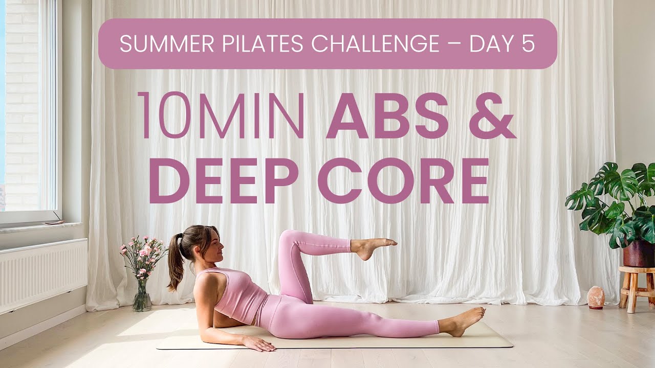 10 MIN ABS & DEEP CORE WORKOUT - DAY 5 pilates sculpt challenge (no equipment, beginner friendly)