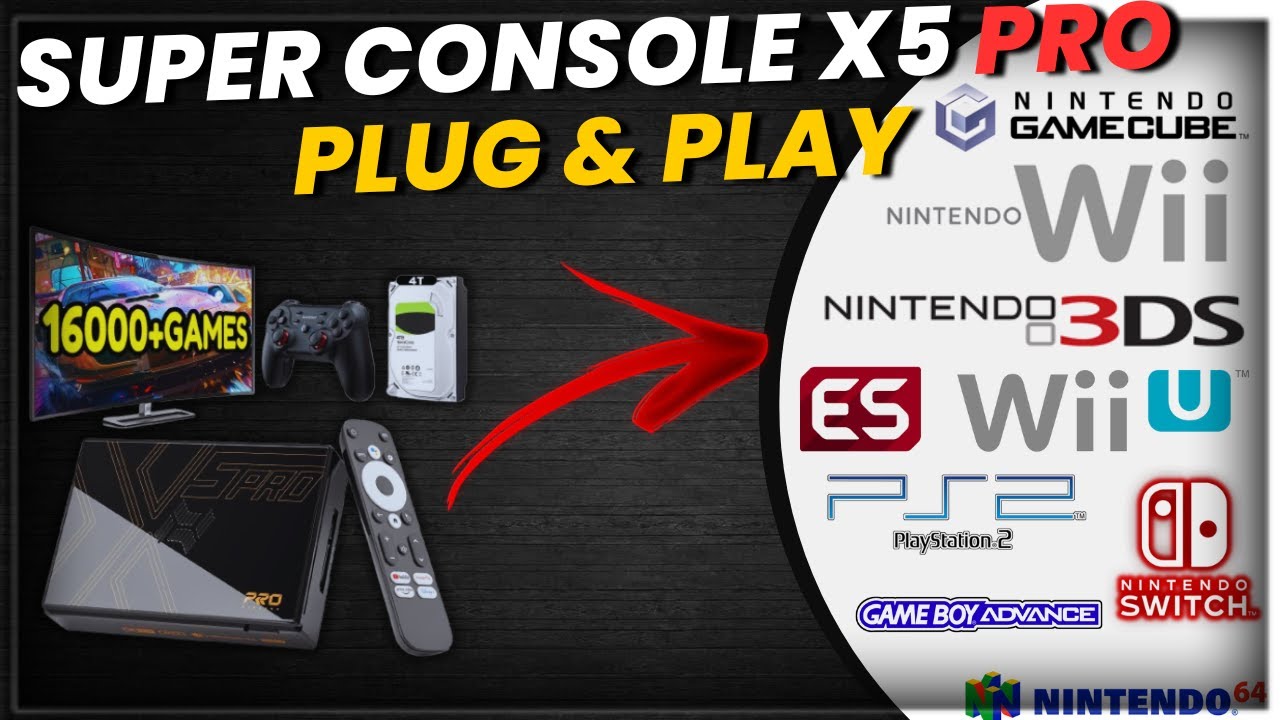 Probando el TV BOX M&Aacute;S POTENTE Para Emulaci&oacute;n y Gaming 💯 SUPER CONSOLE X5 PRO