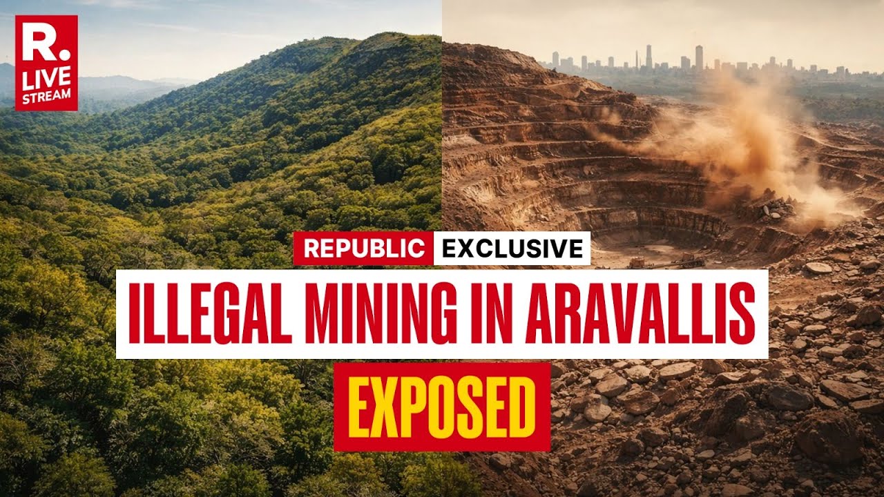 Republic&rsquo;s Exclusive Investigation Into Illegal Aravalli Pillage | Why Soros, Rahul Gandhi?