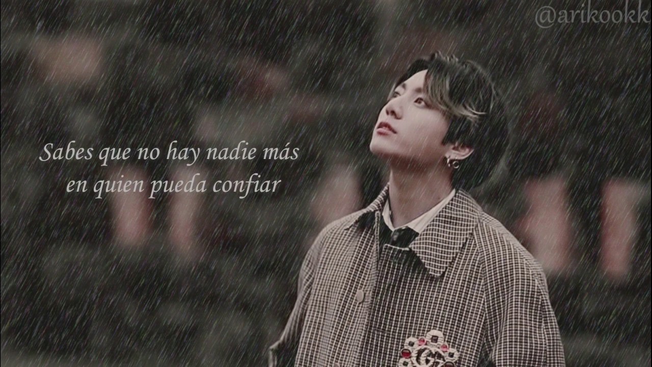 Jungkook canta Nothing Like Us acapella + lluvia & lyrics
