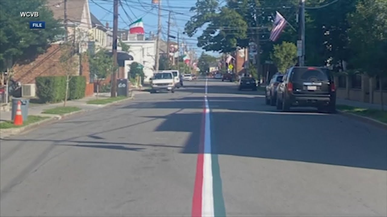 People in Massachusetts town upset over painted road lines