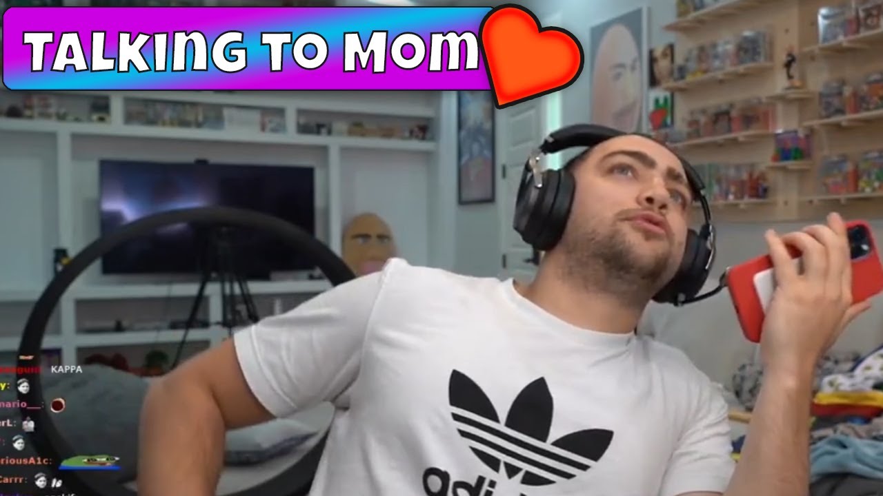 Mizkif talking to Mom :)