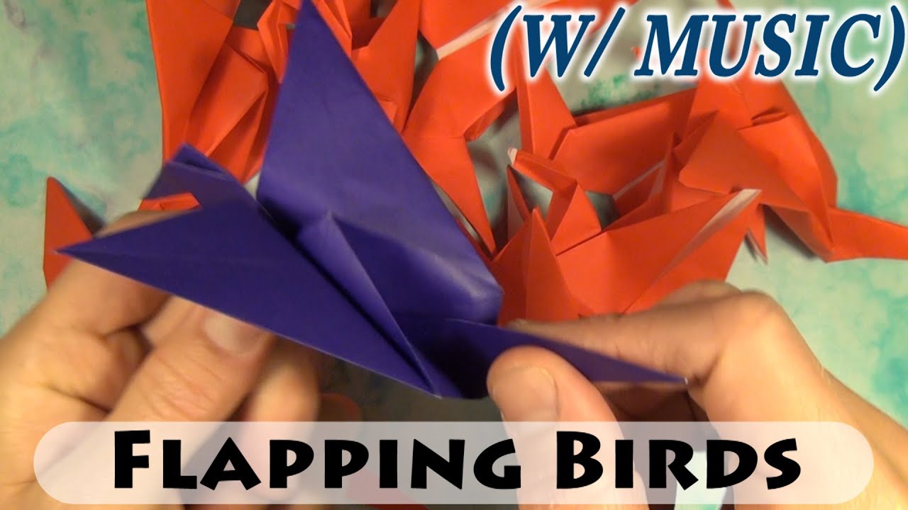How to make Origami Flapping Birds Fast