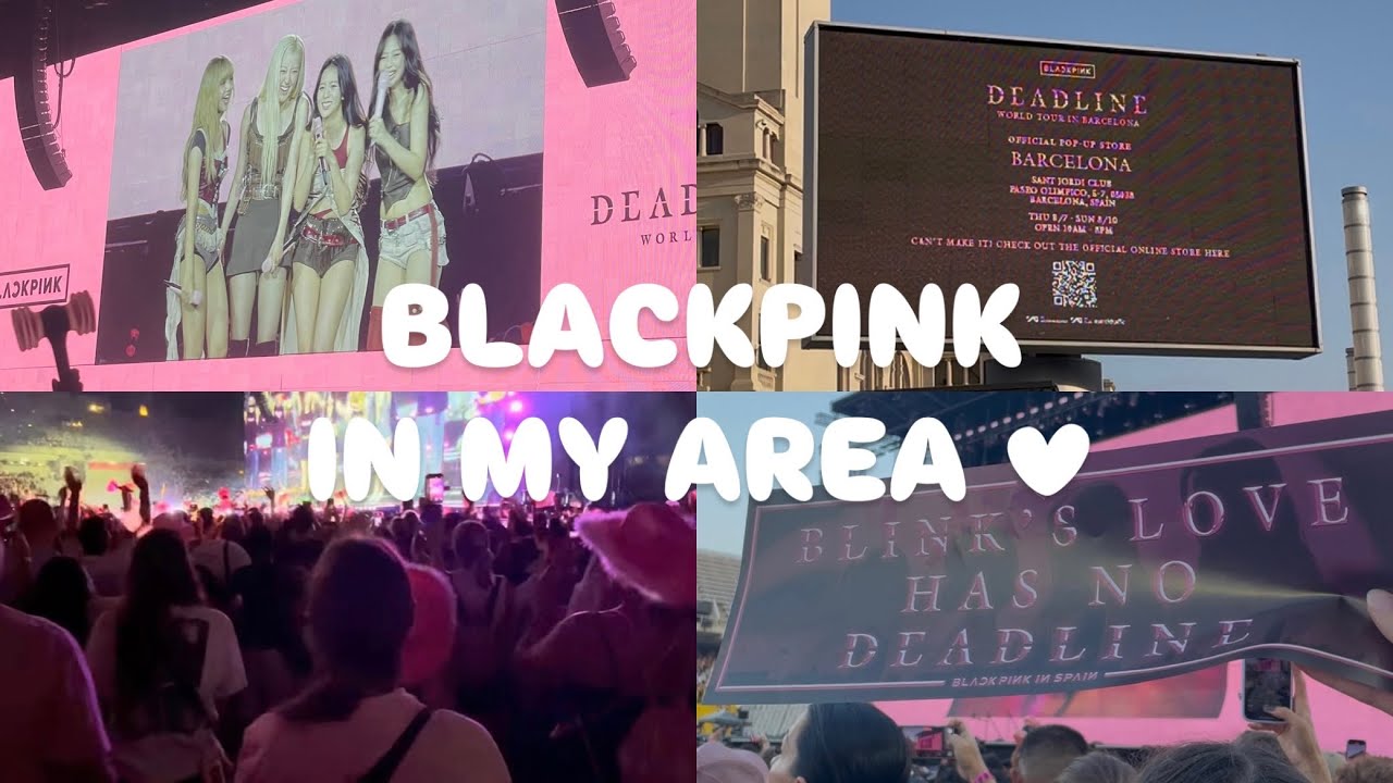 BLACKPINK in my area!🖤🩷  VLOG por Barcelona + concierto ft. mi padre :)