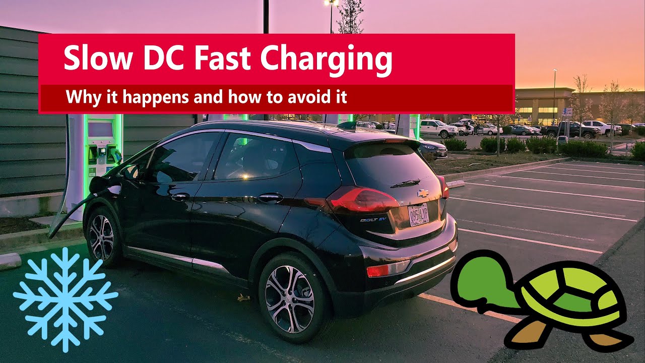 Why does my EV charge slow?! 2019 Chevy Bolt EV Cold temperature DC Fast Charging