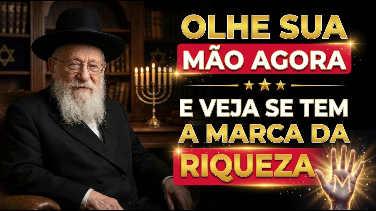 🔴 Olhe Sua MÃO AGORA: 7 SINAIS Que Você Foi Escolhido Para RIQUEZA — Quiromancia Judaica | Cabala