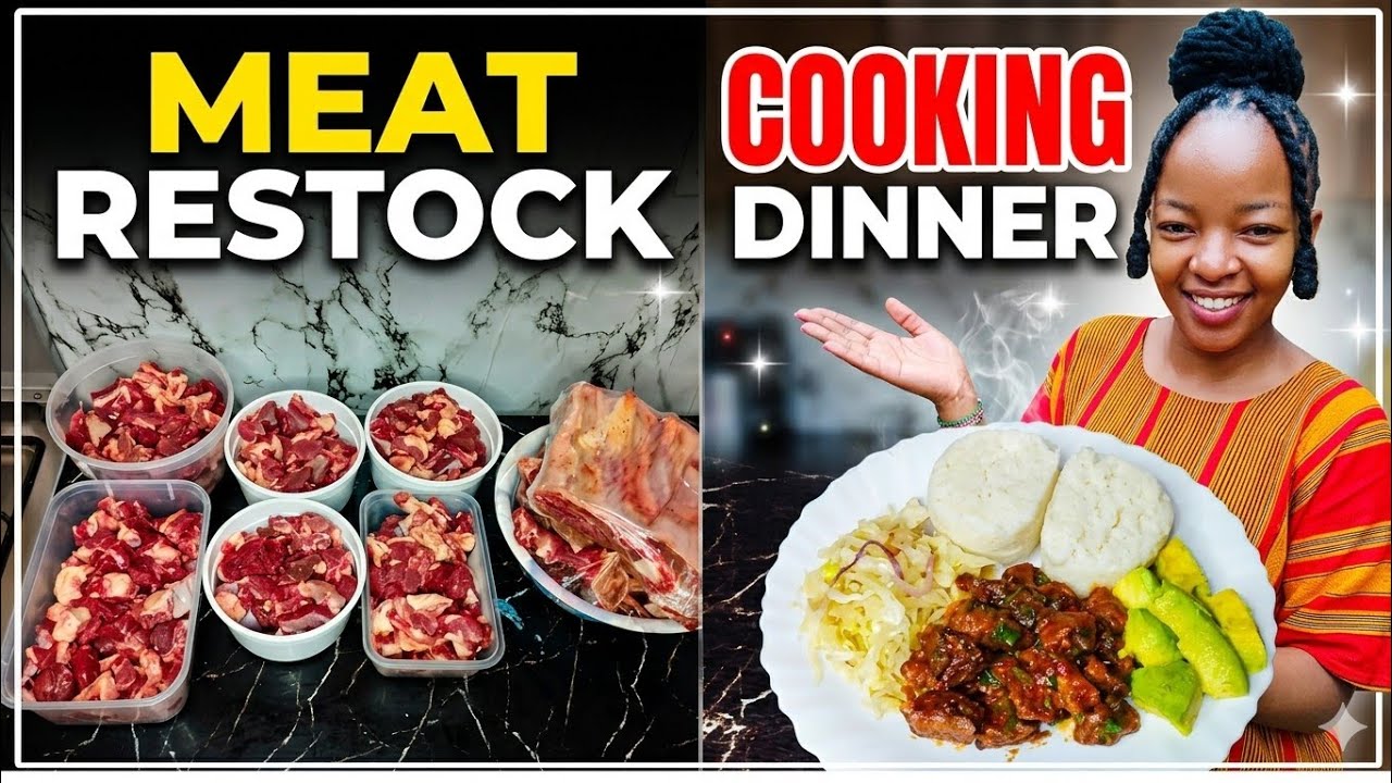 Cook dinner with me || Meat restock with me