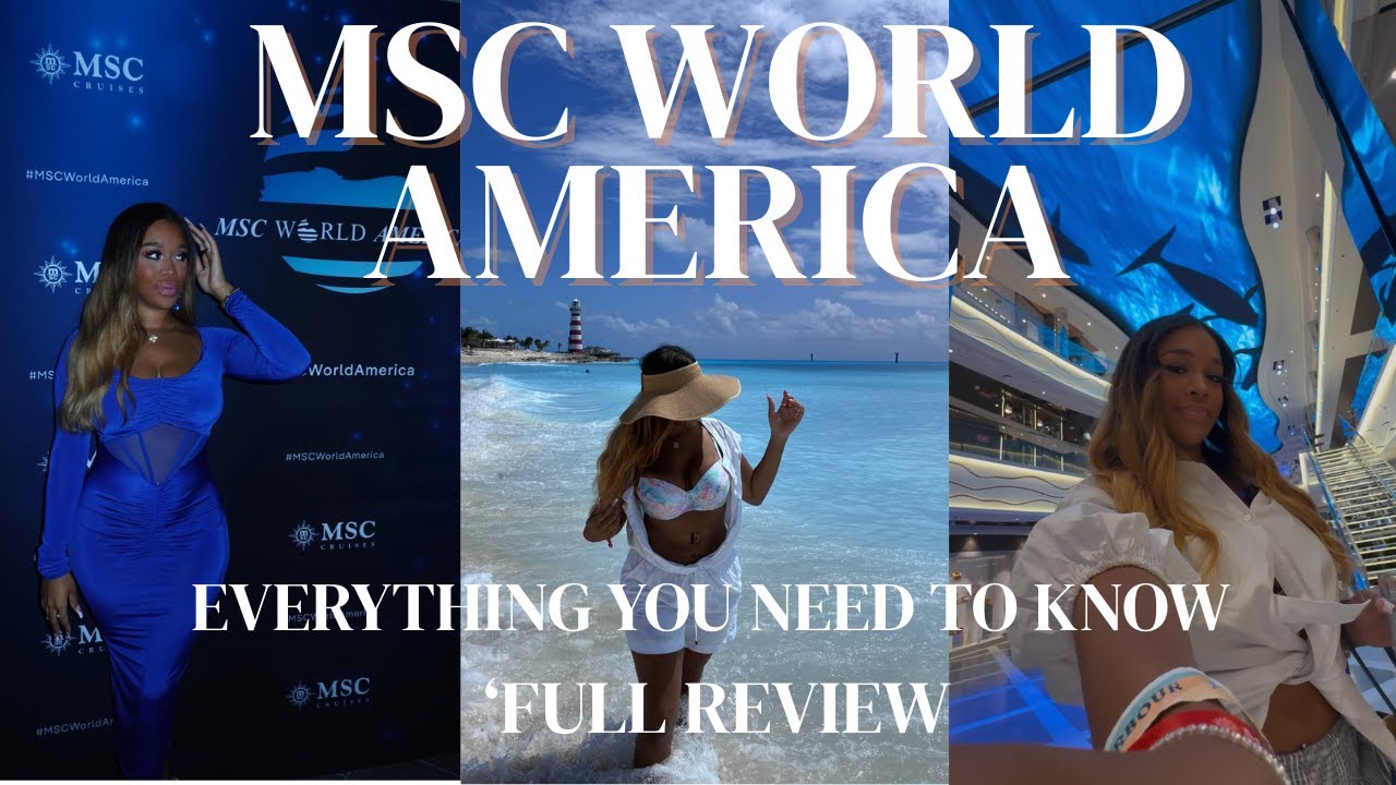 🚢 FULL MSC WORLD AMERICA CRUISE REVIEW | Newest MSC Cruise Ship Tour, Food, Rooms, Shows & More!