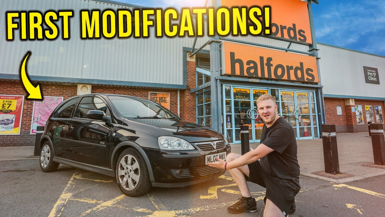 I MODIFIED A VAUXHALL CORSA AT HALFORDS