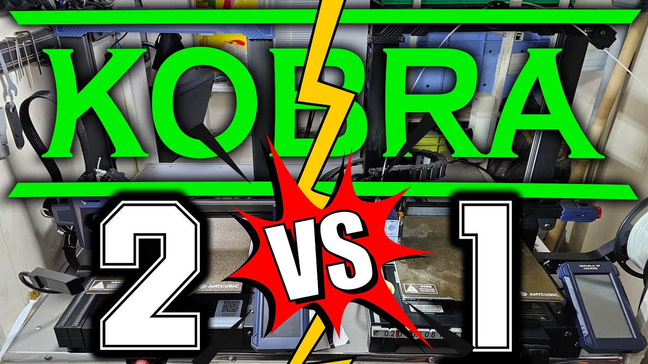 3D принтеры: Anycubic Kobra 2 VS Anycubic Kobra 1