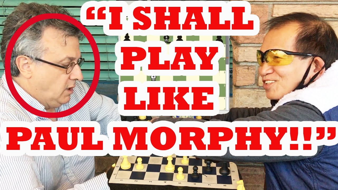 Filipino Master Takes On Paul Morphy Fan's Smith Morra Gambit! GrandPAmaster Alan vs Morphy Bob