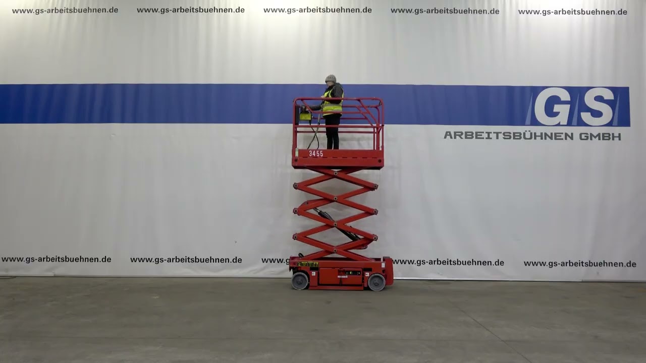 3455 Haulotte Optimum8 Scheren Arbeitsbühne Scissor Lift